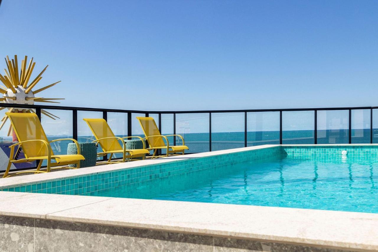 Aion Suites 205 - Lindo Apartamento Com Vista Para O Mar, A 60M Da Praia De Bombinhas, Com Piscina E Academia No Rooftop. 外观 照片