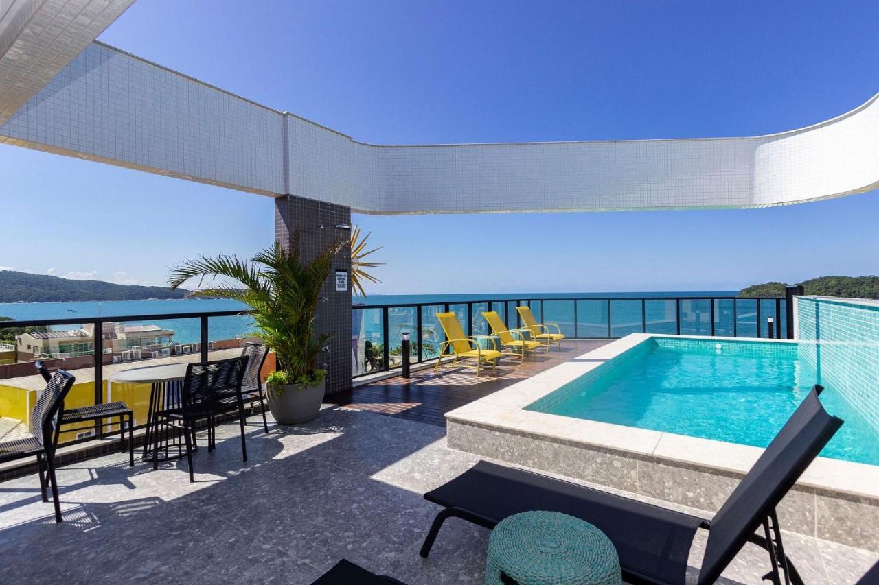 Aion Suites 205 - Lindo Apartamento Com Vista Para O Mar, A 60M Da Praia De Bombinhas, Com Piscina E Academia No Rooftop. 外观 照片