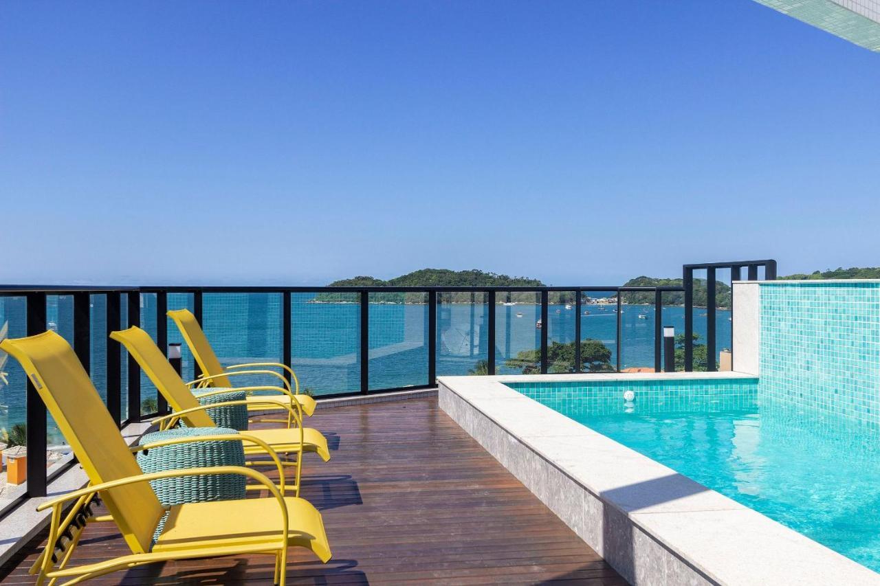 Aion Suites 205 - Lindo Apartamento Com Vista Para O Mar, A 60M Da Praia De Bombinhas, Com Piscina E Academia No Rooftop. 外观 照片
