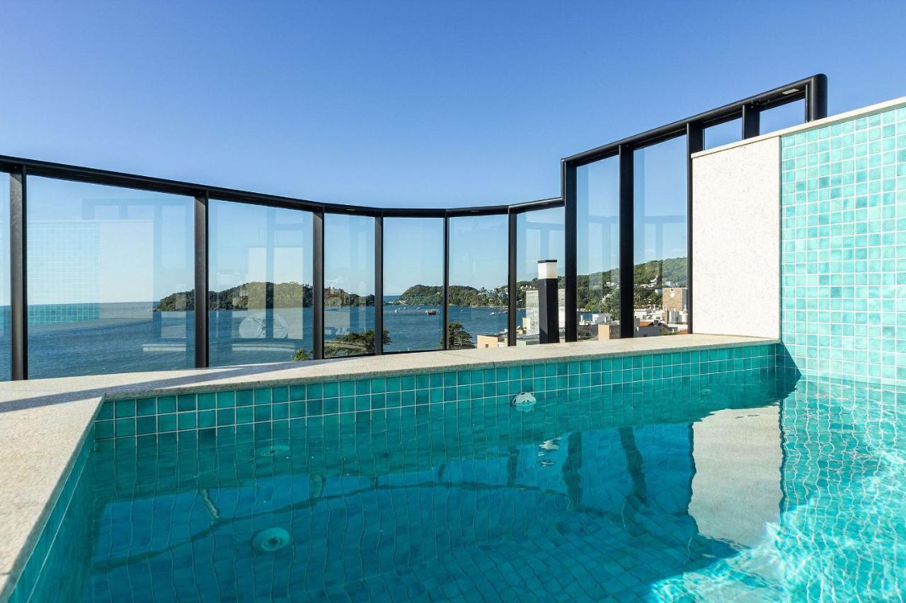 Aion Suites 205 - Lindo Apartamento Com Vista Para O Mar, A 60M Da Praia De Bombinhas, Com Piscina E Academia No Rooftop. 外观 照片
