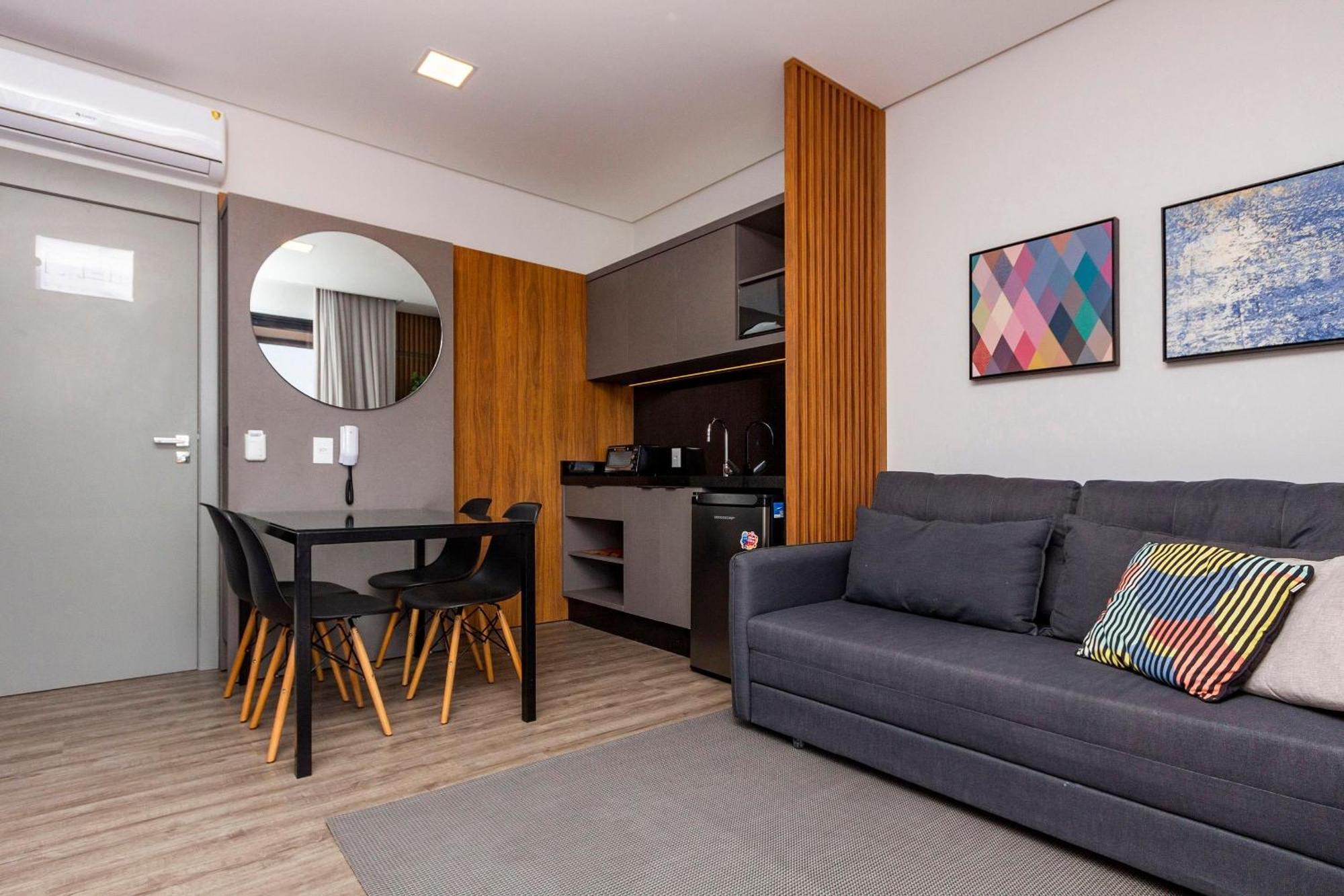 Aion Suites 205 - Lindo Apartamento Com Vista Para O Mar, A 60M Da Praia De Bombinhas, Com Piscina E Academia No Rooftop. 外观 照片